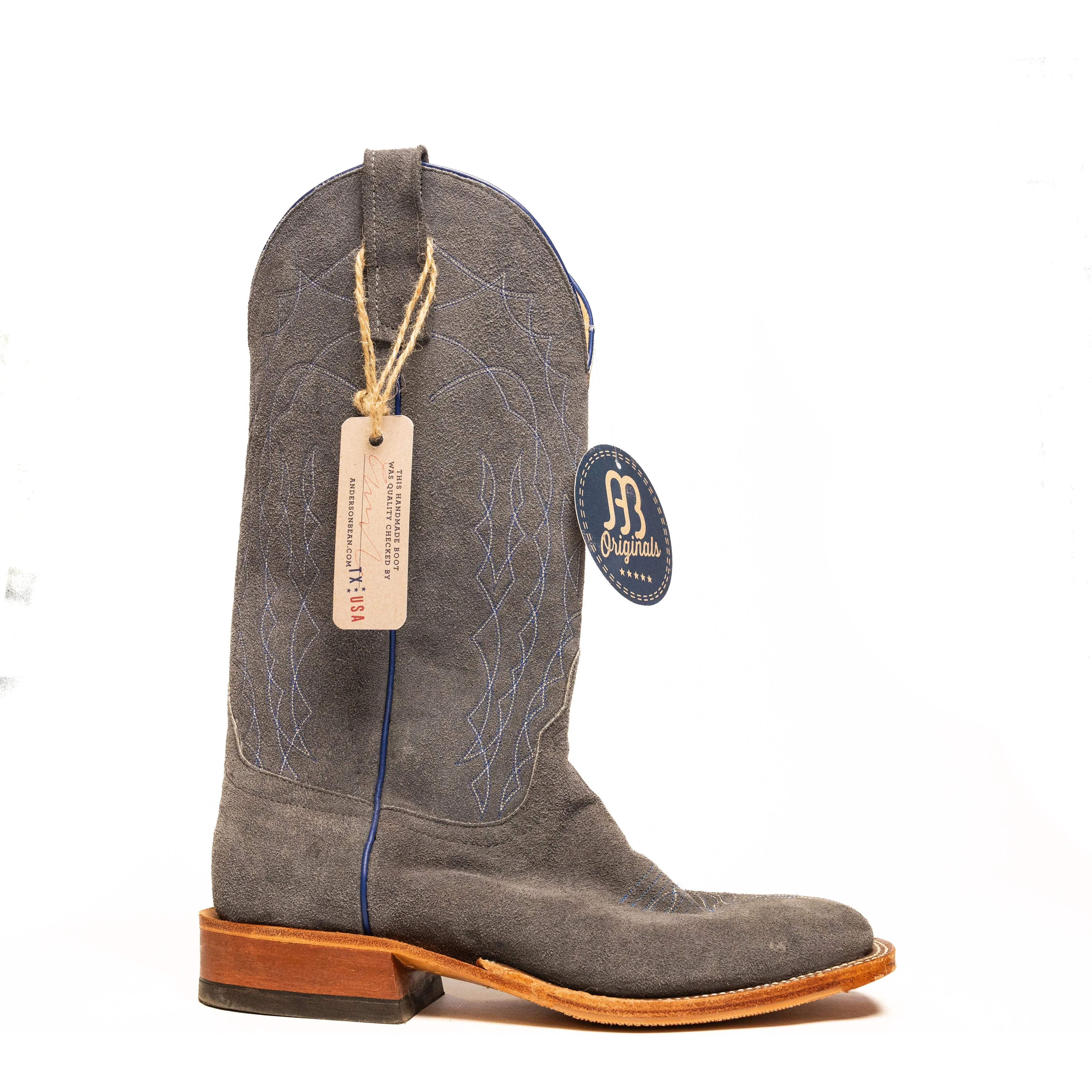 Anderson Bean Gray Suede Jimbo