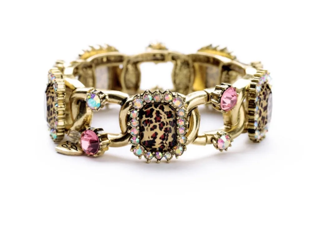 Bedazzled Leopard Bracelet