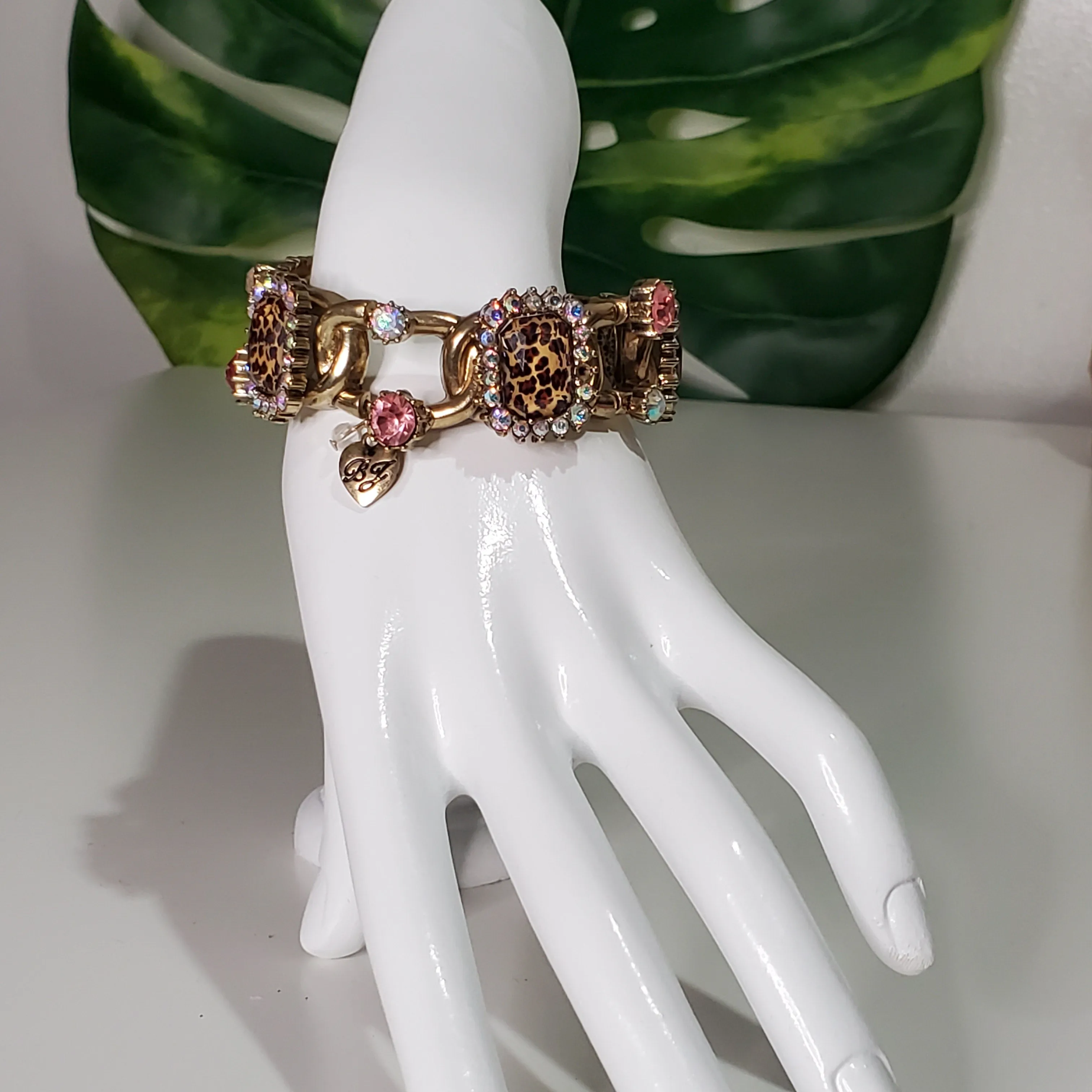 Bedazzled Leopard Bracelet