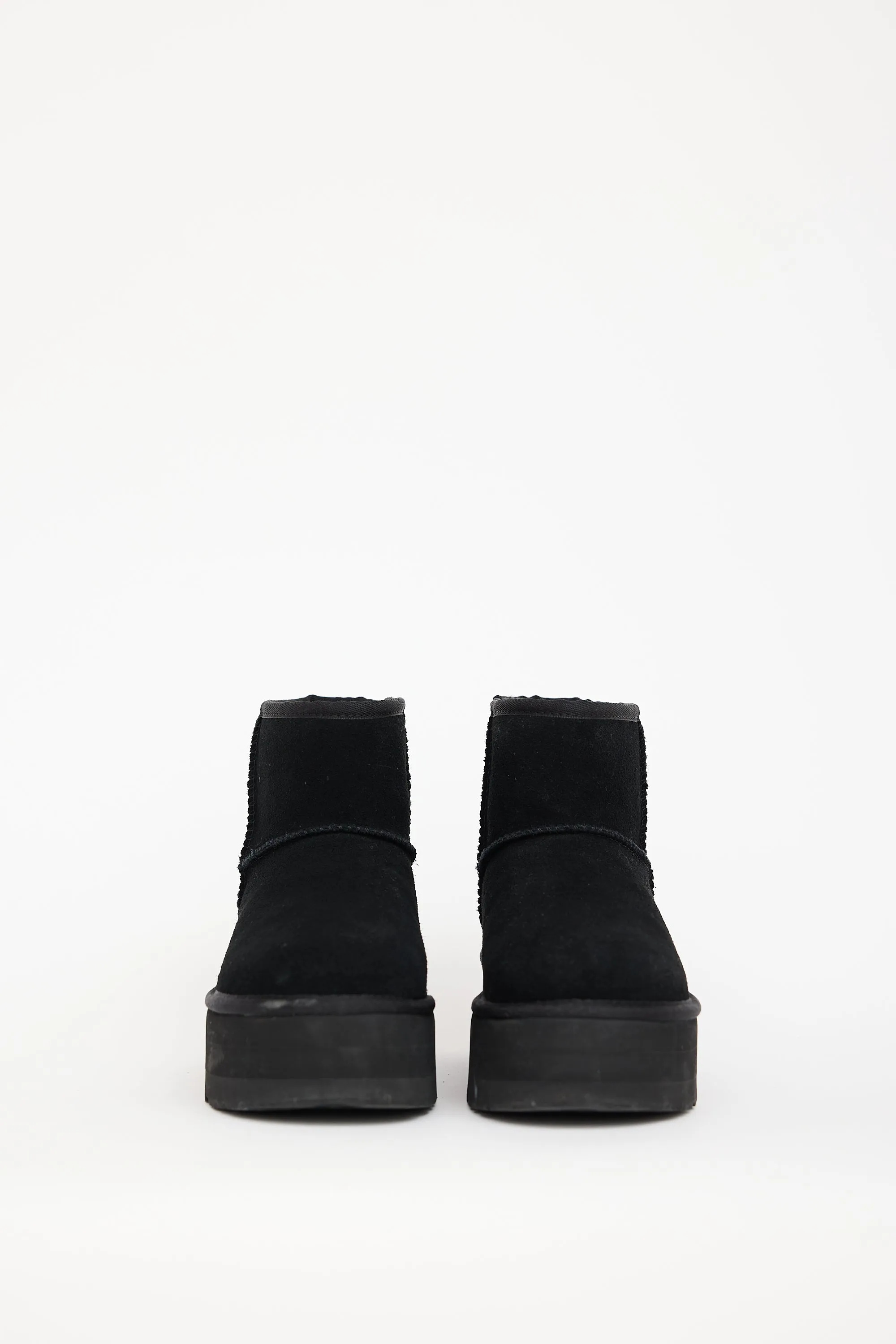 Black Suede Classic Mini Platform Boot