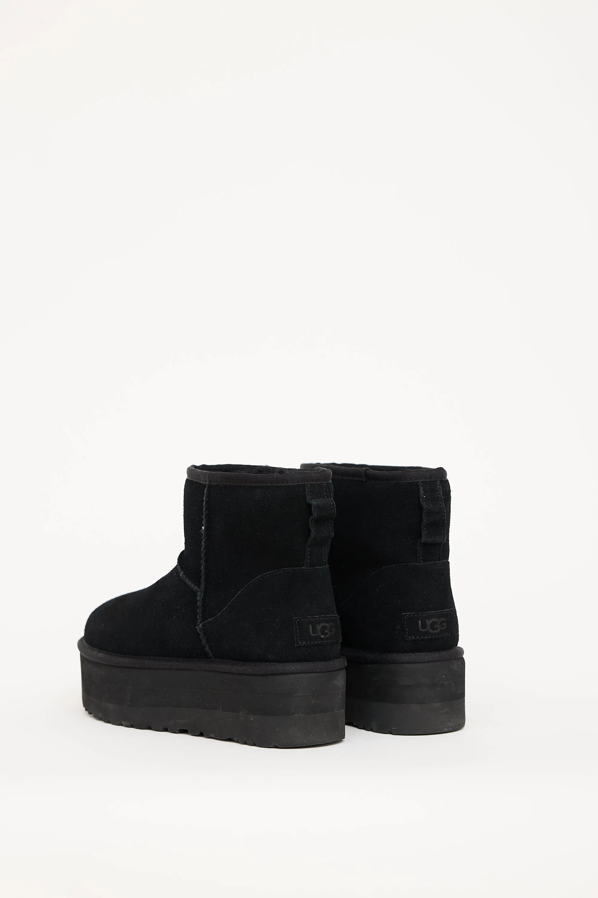 Black Suede Classic Mini Platform Boot