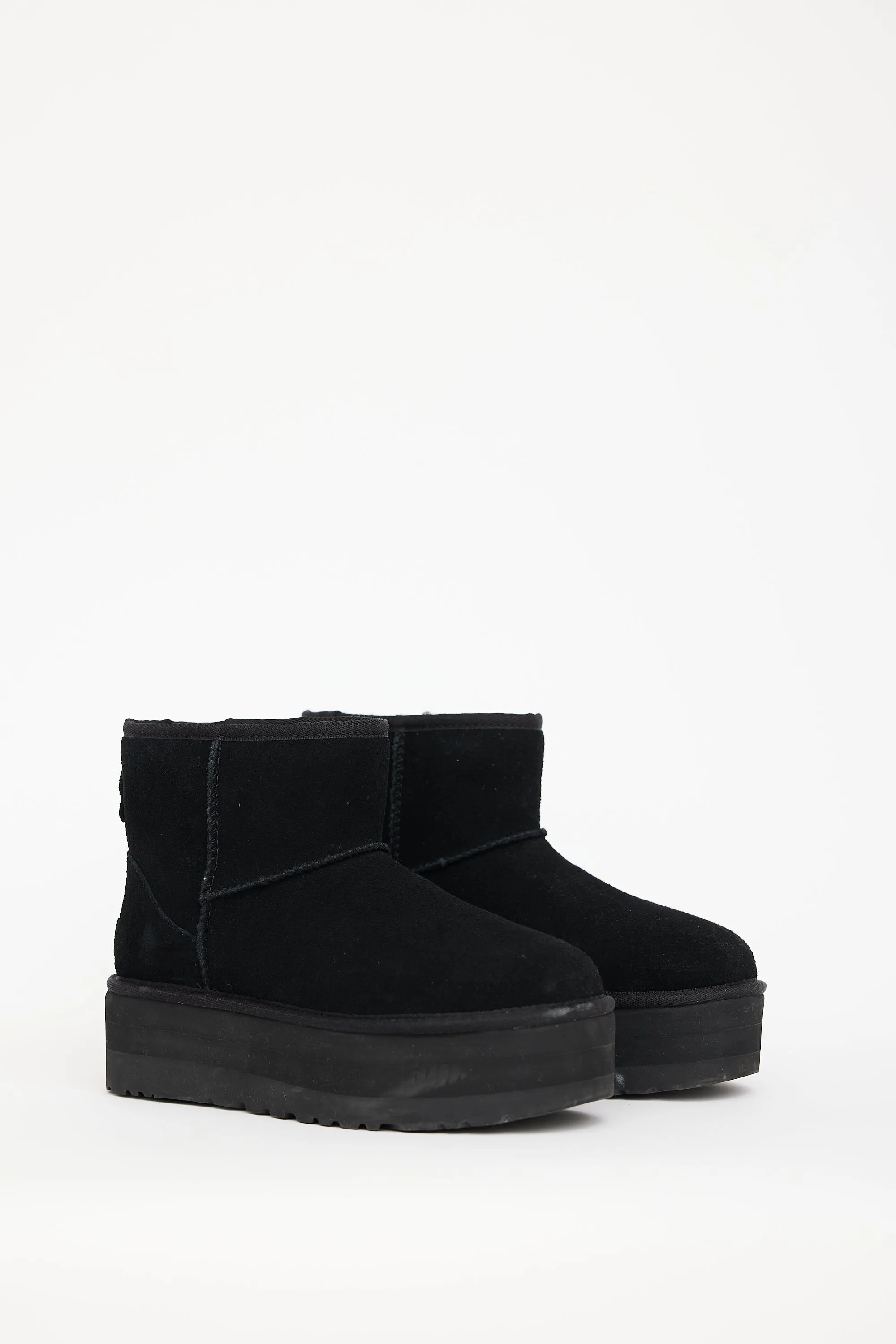 Black Suede Classic Mini Platform Boot