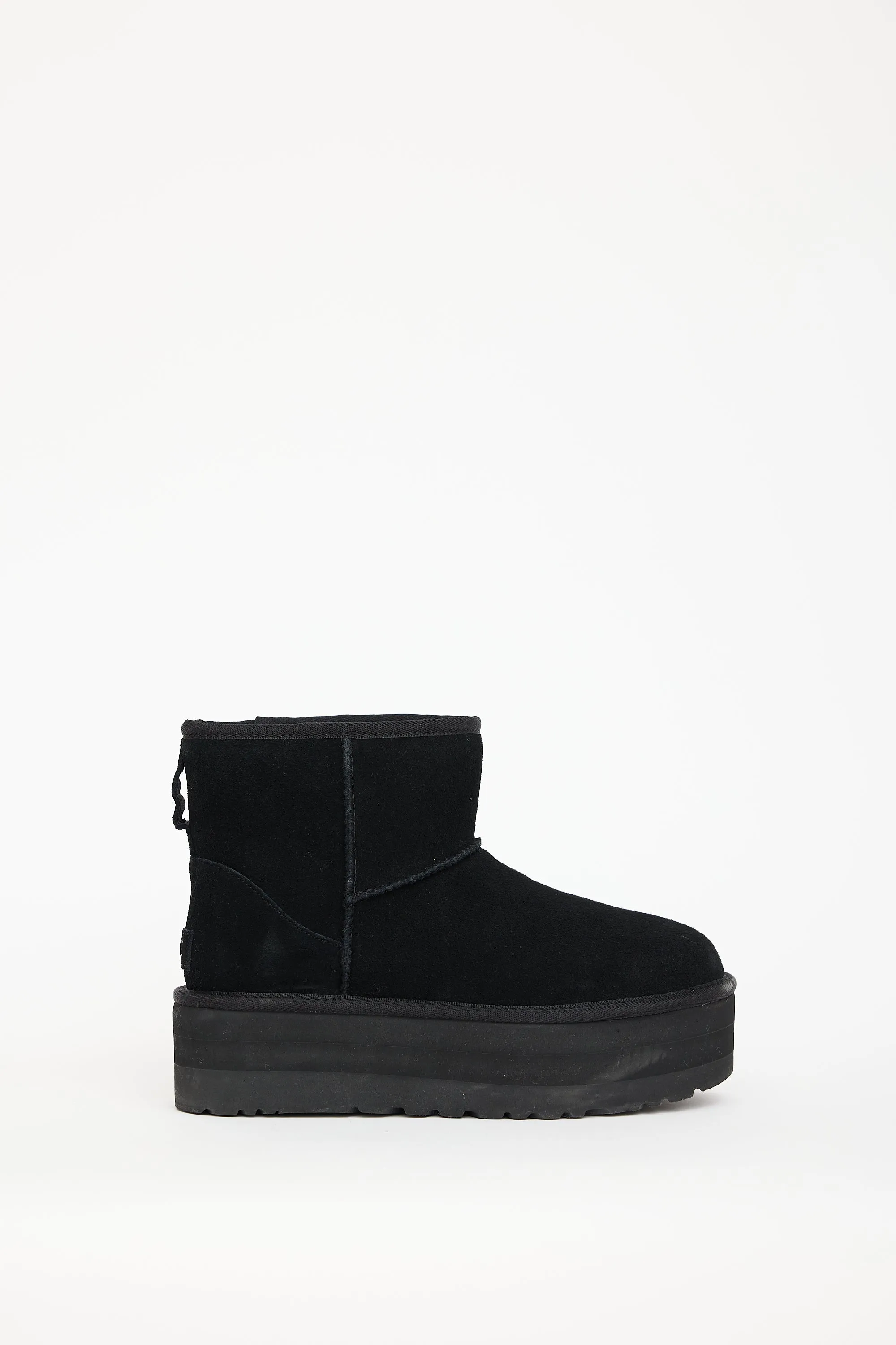 Black Suede Classic Mini Platform Boot