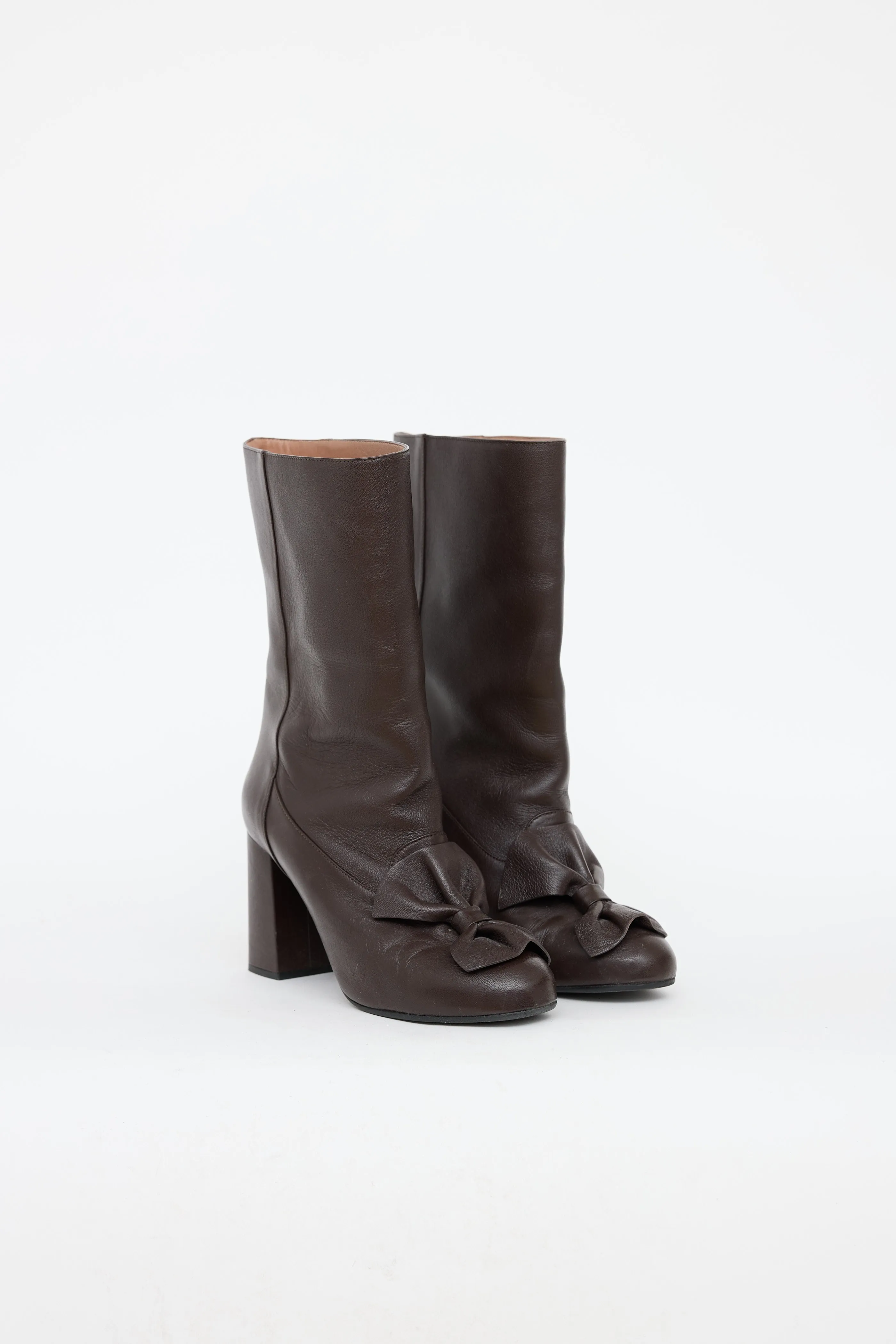 Bow High Heel Boot