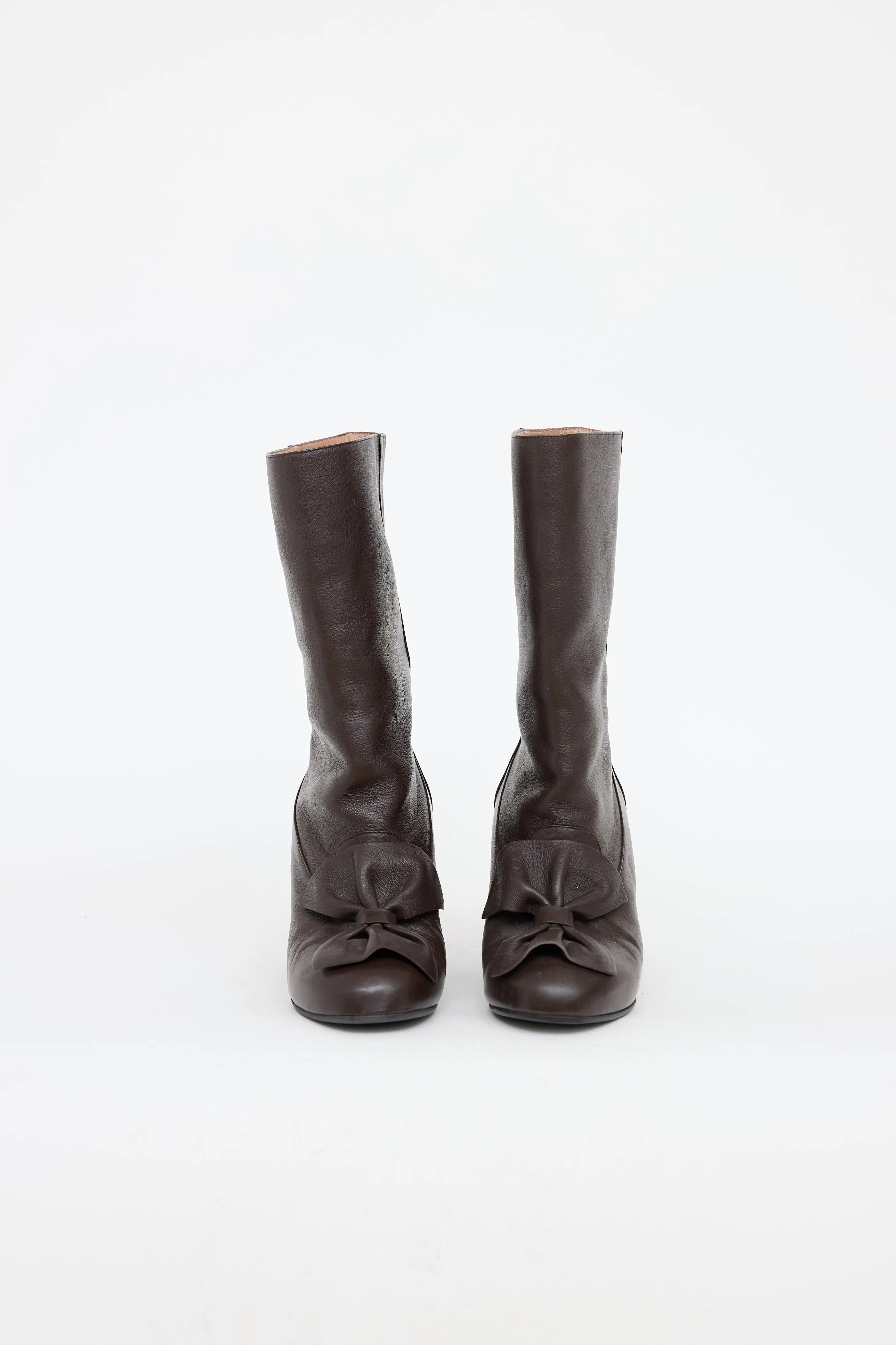 Bow High Heel Boot