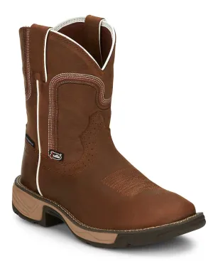 Justin Women's Rush 8 Inch WP Work Boot Cedar