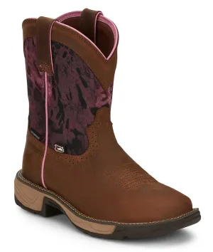 Justin Women's Rush 8 Inch WP Work Boot