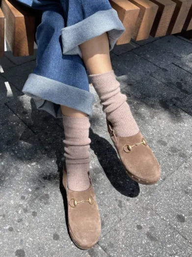 Le Bon Shoppe | Snow Sock | Mauve
