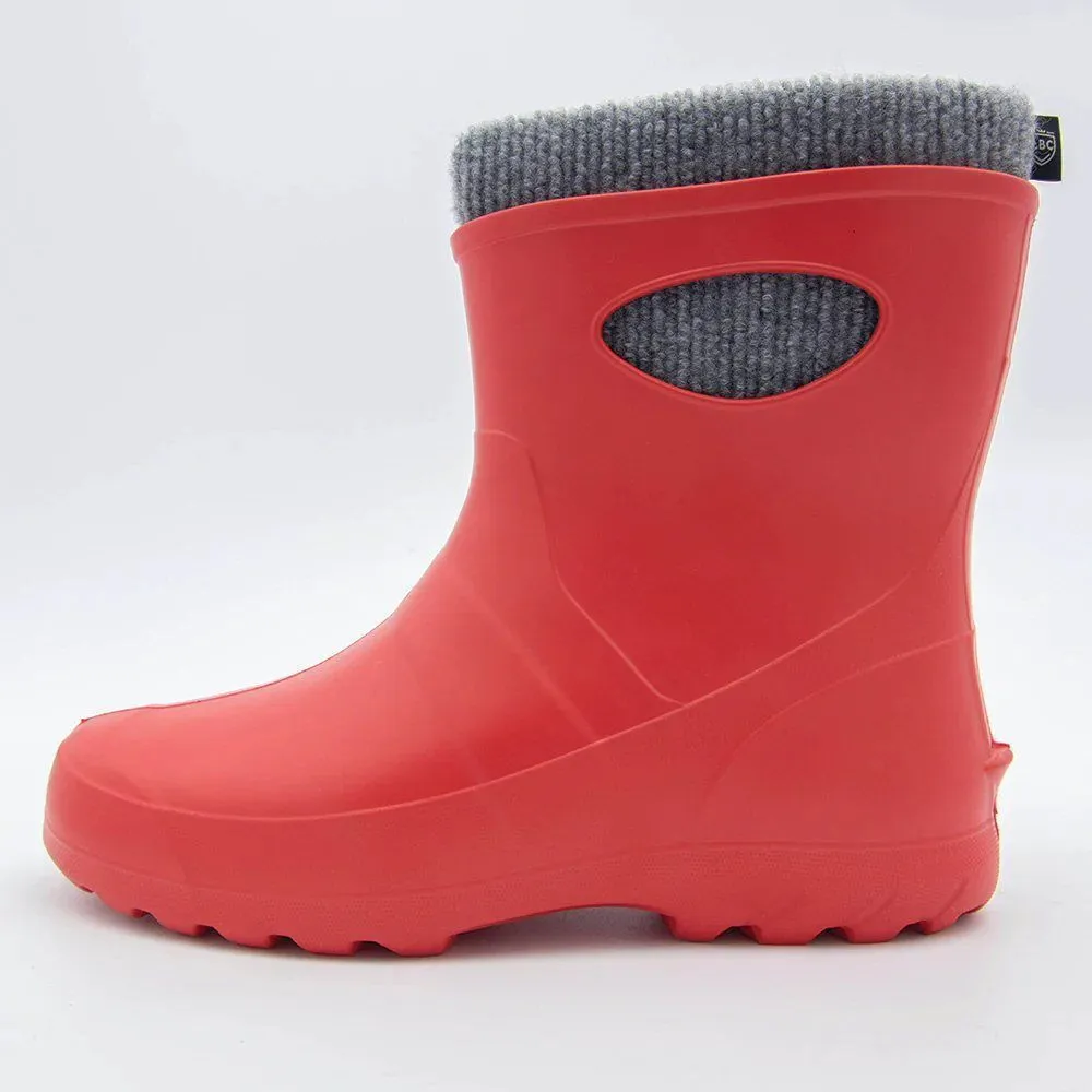 Leon Boots Ultralight Red Ladies Ankle Boots - Size 8