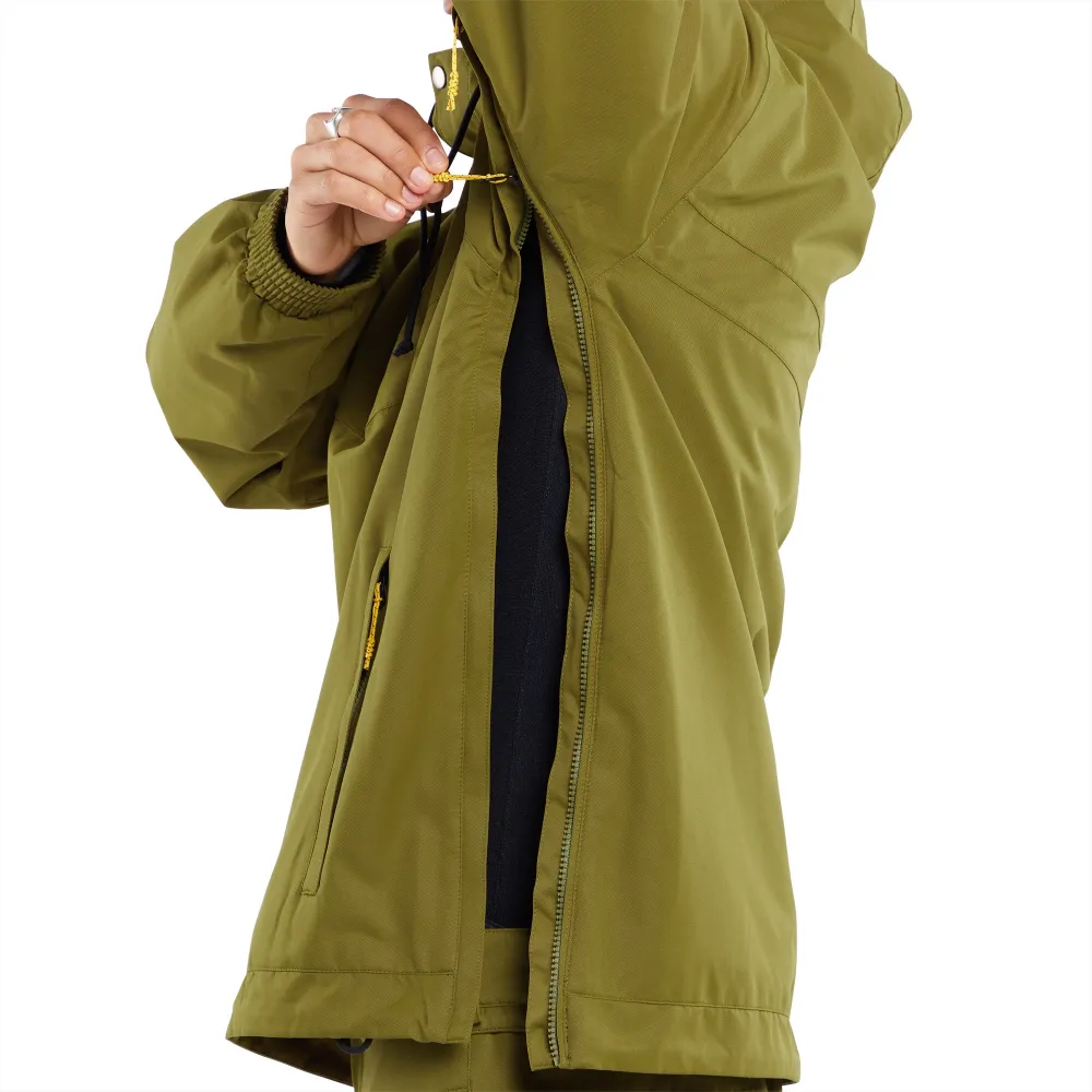 Longo Pullover Snowboard Jacket Moss
