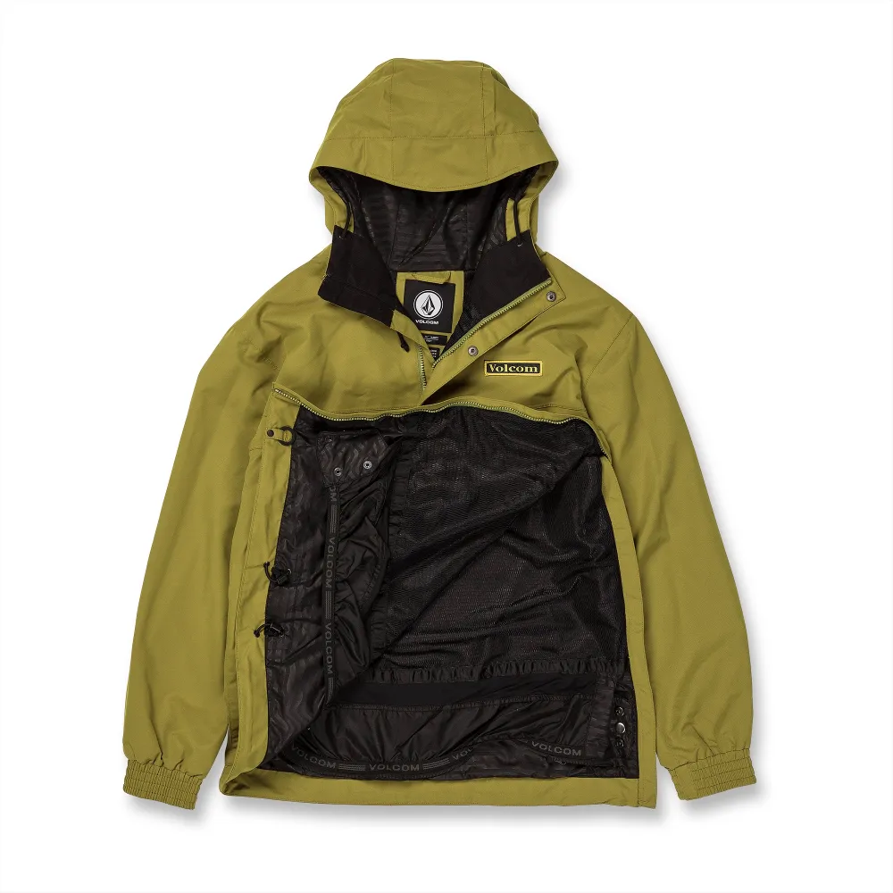 Longo Pullover Snowboard Jacket Moss