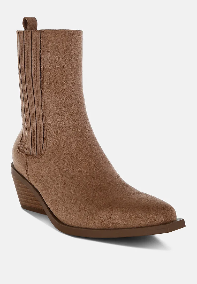 Mens Lording High Ankle Microfiber Chelsea Boots - Stylish and Comfortable Footwear for Any Occasion