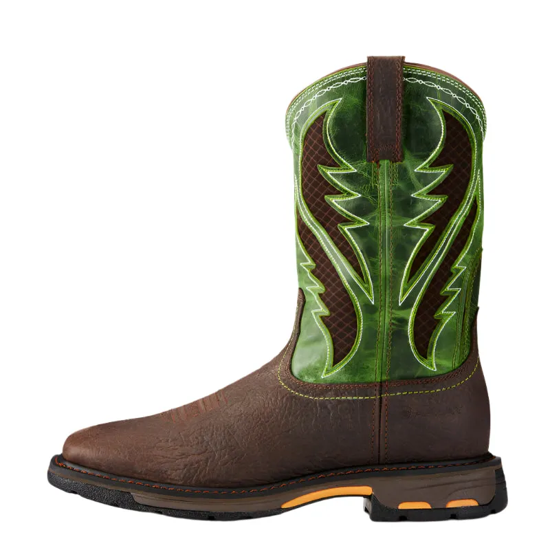 Men's Ariat WorkHog Wide Square Toe VentTEK Composite Toe Work Boot 10020084