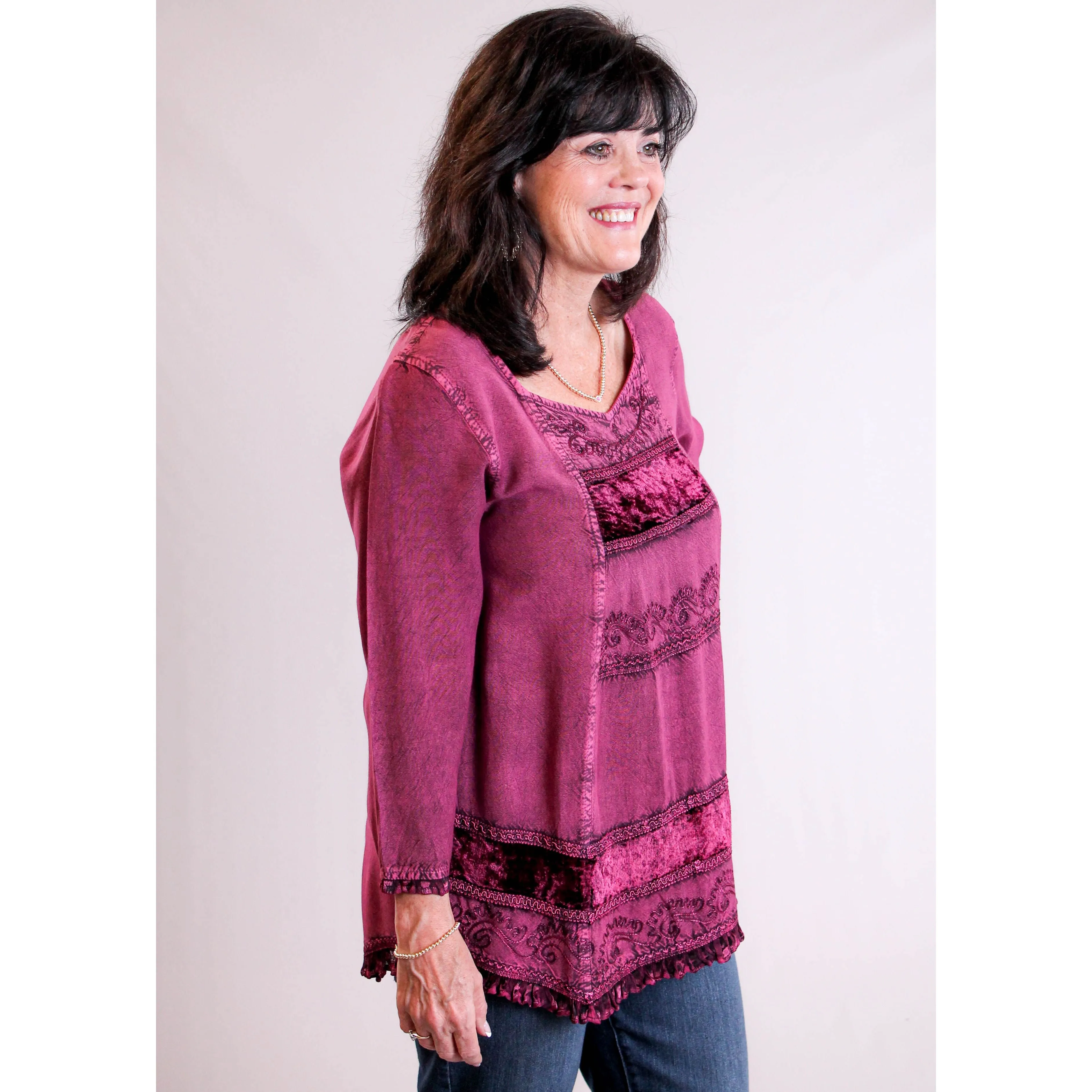 Parsley & Sage Long Sleeve Venus Top