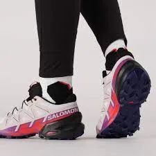SALOMON WOMENS SPEEDCROSS 6 (WHITE/SPARKLING GRAPE/RED)