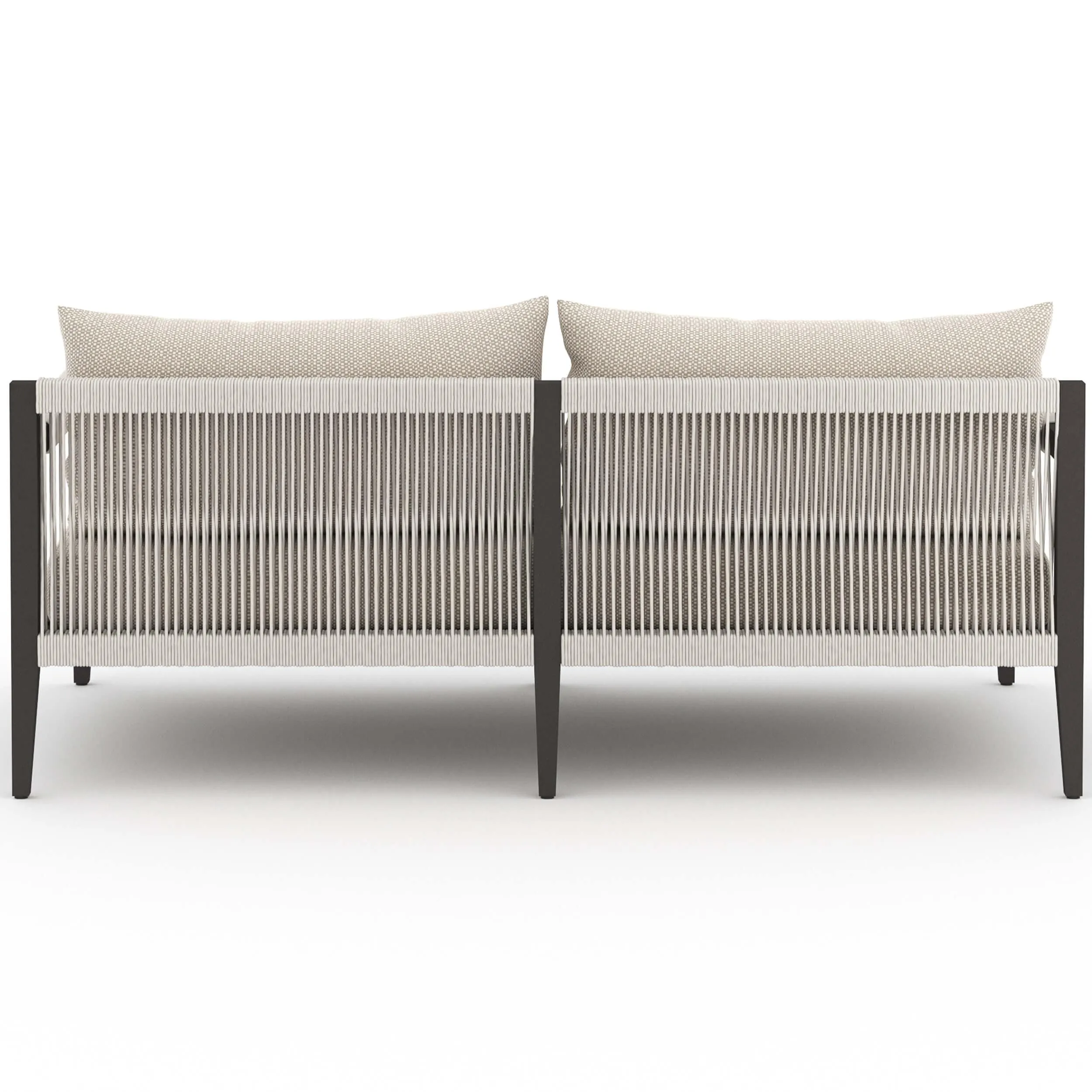 Sherwood 63" Outdoor Sofa, Faye Sand/Bronze