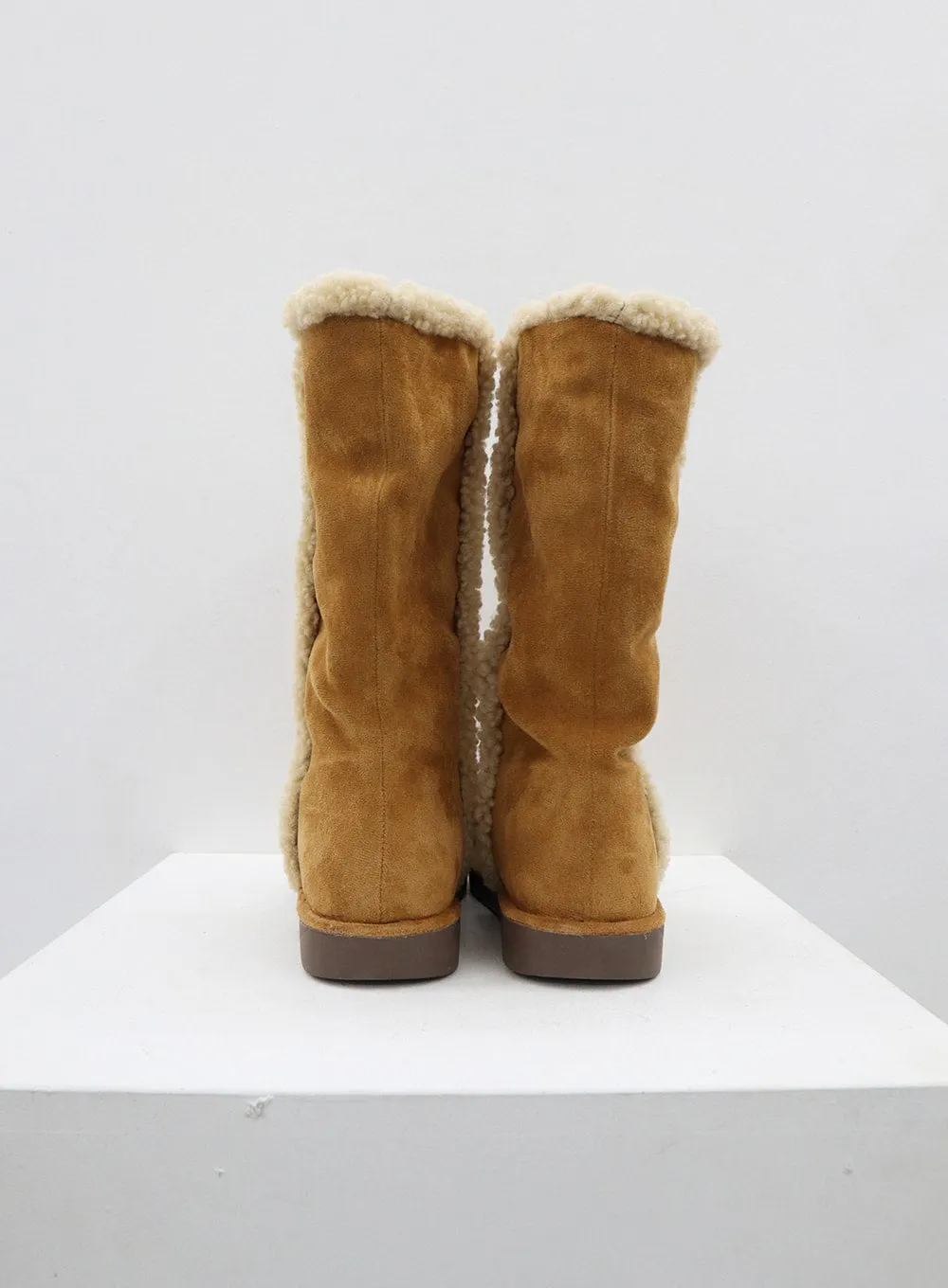 Suede Shearing Boots CN25