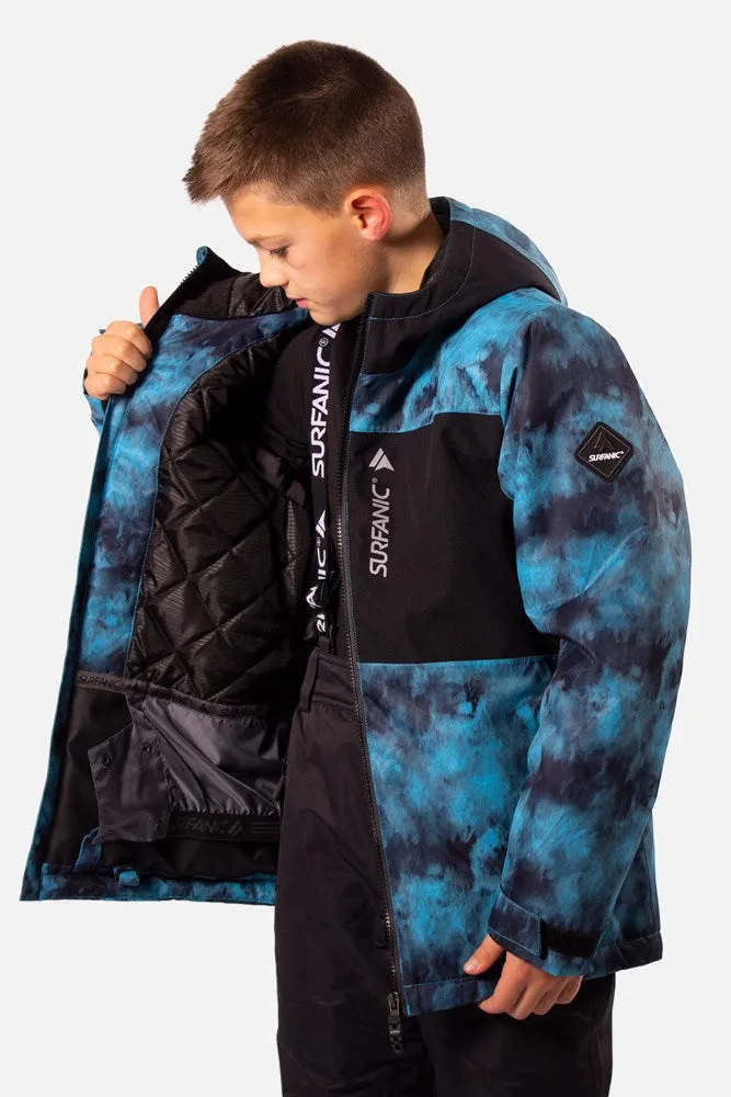 Surfanic Misfit Youth Jacket - Petrol Black