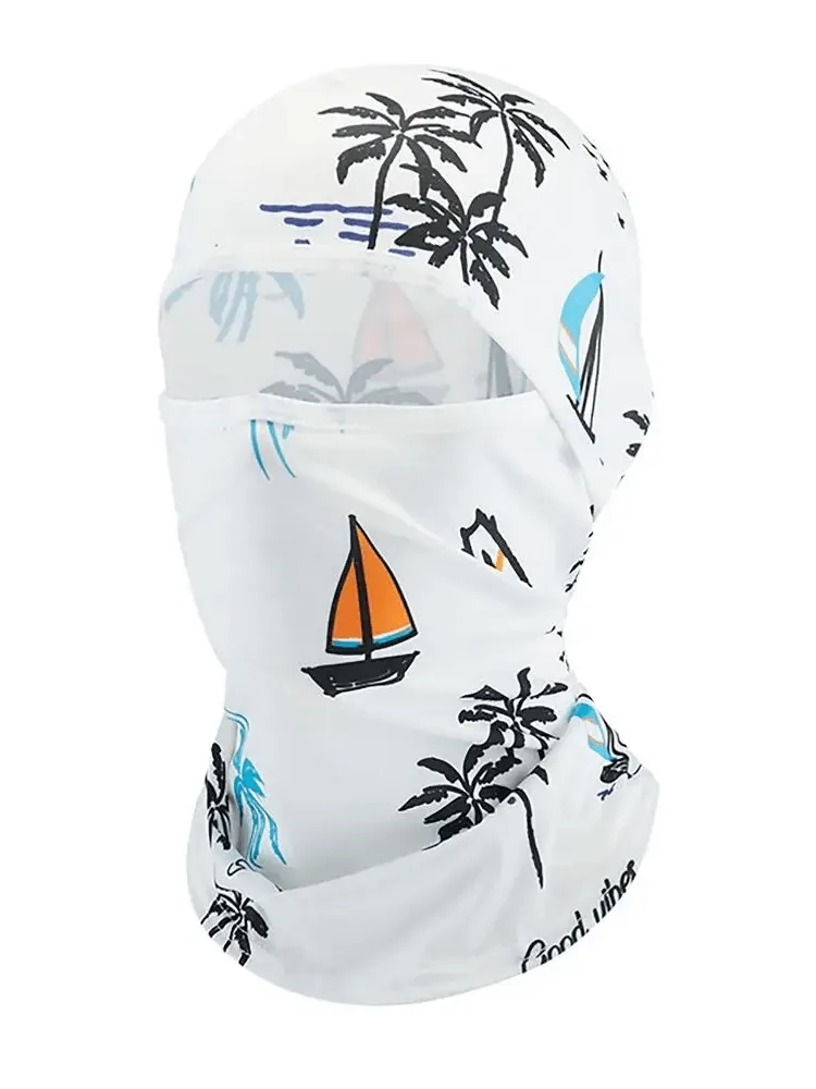 Versatile Cycling Balaclava with Print Design - SF2218
