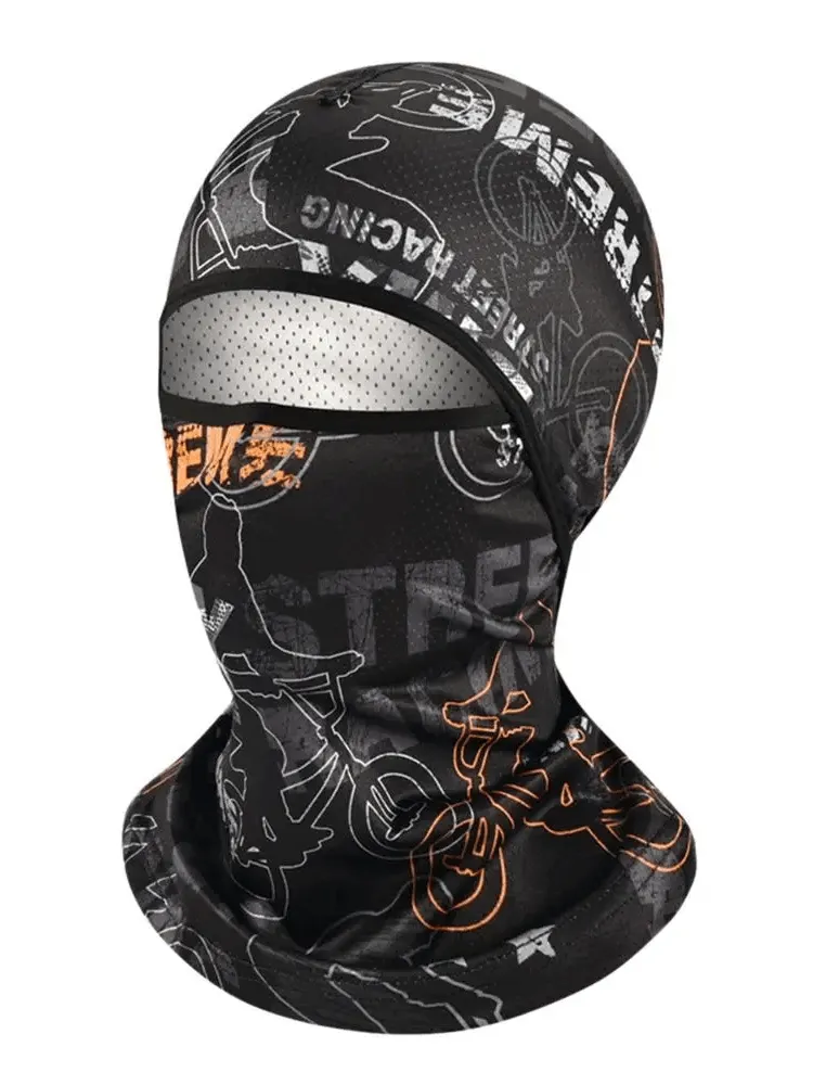 Versatile Cycling Balaclava with Print Design - SF2218